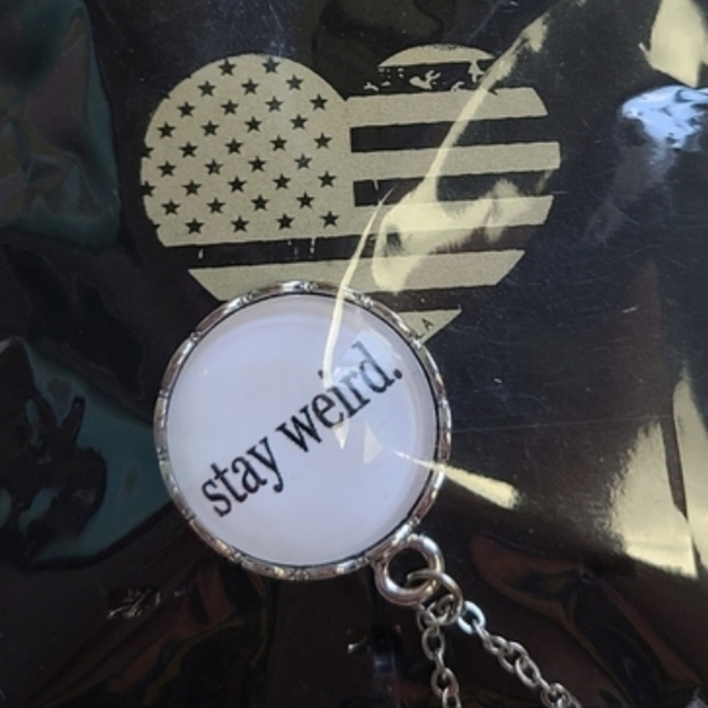 NWT!! Brandy Melville Stay Weird Necklace